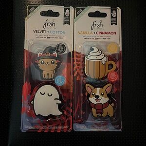 Velvet + Cotton and Vanilla + Cinnamon Car Vent Air Fresheners